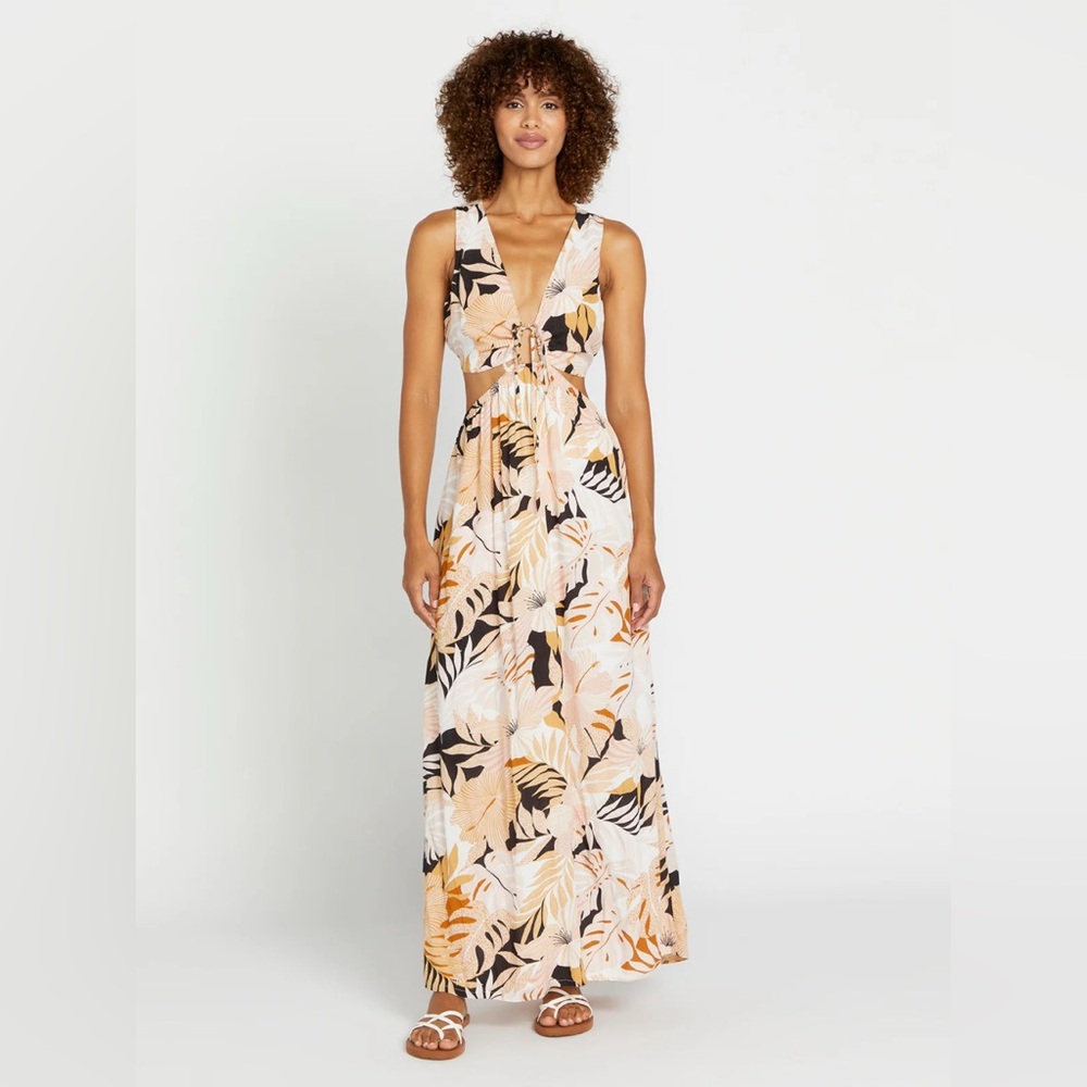 NWOT Volcom Lets Luau Dress - Multicolor